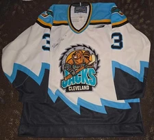 Karel Betik Cleveland Lumberjacks 1998/99 Game Worn Used IHL Jersey