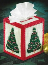 O TANNENBAUM TISSUE COVER CHRISTMAS TREE PLASTIC CANVAS PATTERN INSTRUCTIONS