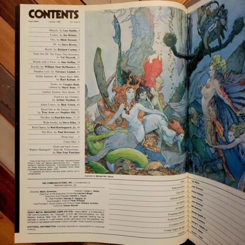 HEAVY METAL Vol.3 #9, 10, 11 Sharp Set De 3 1980 ARTE DE FANTASÍA Creadores Legendarios - Imagen 4 de 10