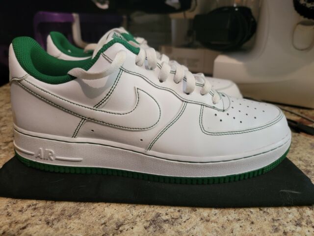 Size 11.5 - Nike Air Force 1 Contrast Stitch - White Pine Green 2020 for sale online | eBay