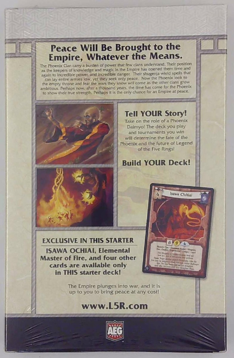 L5R CCG: SAMURAI BANZAI EDITION: PHOENIX CLAN DECK | eBay