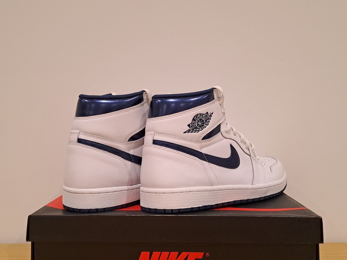 air jordan 1 og metallic navy