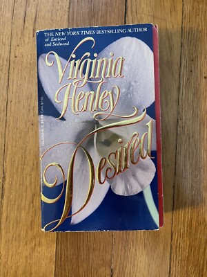 Desired by Virginia Henley, Vintage Paperback Romance Stepback