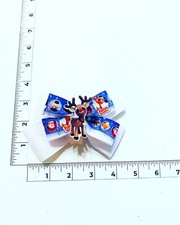 Handmade Hair Bows - Holiday - Christmas - Rudolph - Barrette 1