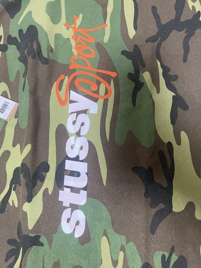 stussy Sport Script Tee Camo カモフラ 迷彩 S（Stussy Sport