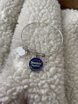 Alex and Ani Disney Disneyland Resort Forever Silver Bracelet 2015