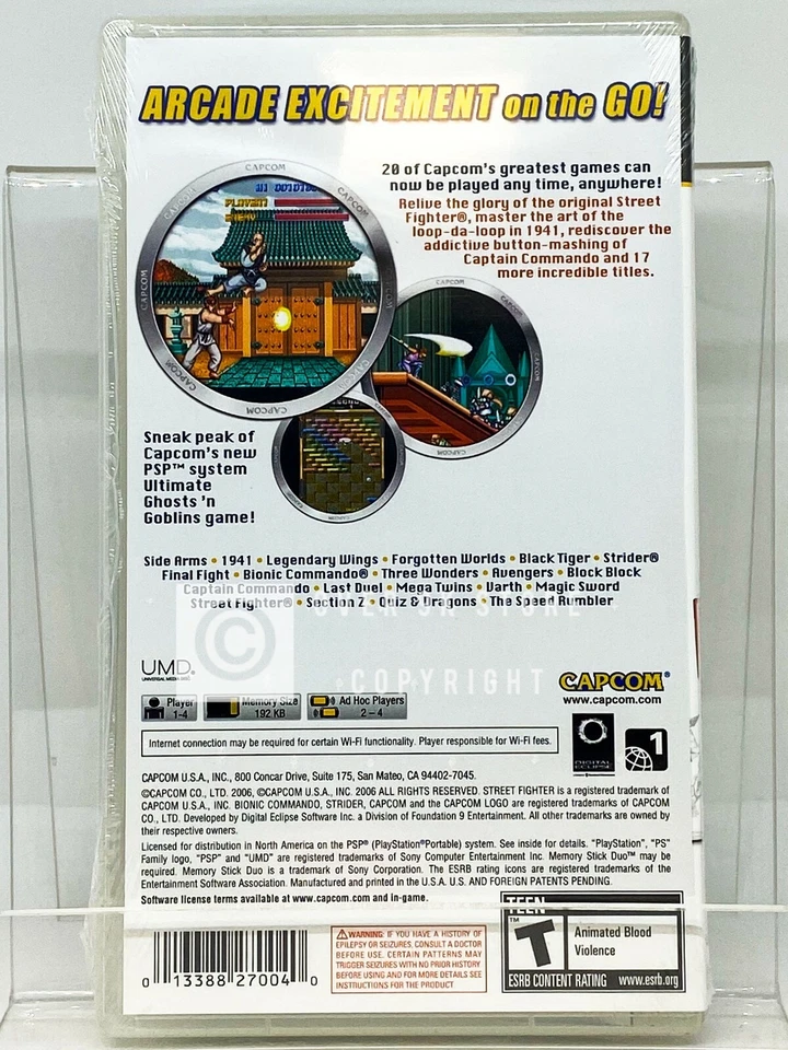 Capcom Classics Collection Remixed - PSP - Brand New | Factory Sealed - Image 2 of 4