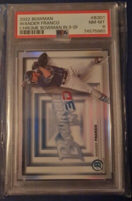 2022 WANDER FRANCO BOWMAN CHROME 3D PSA 9