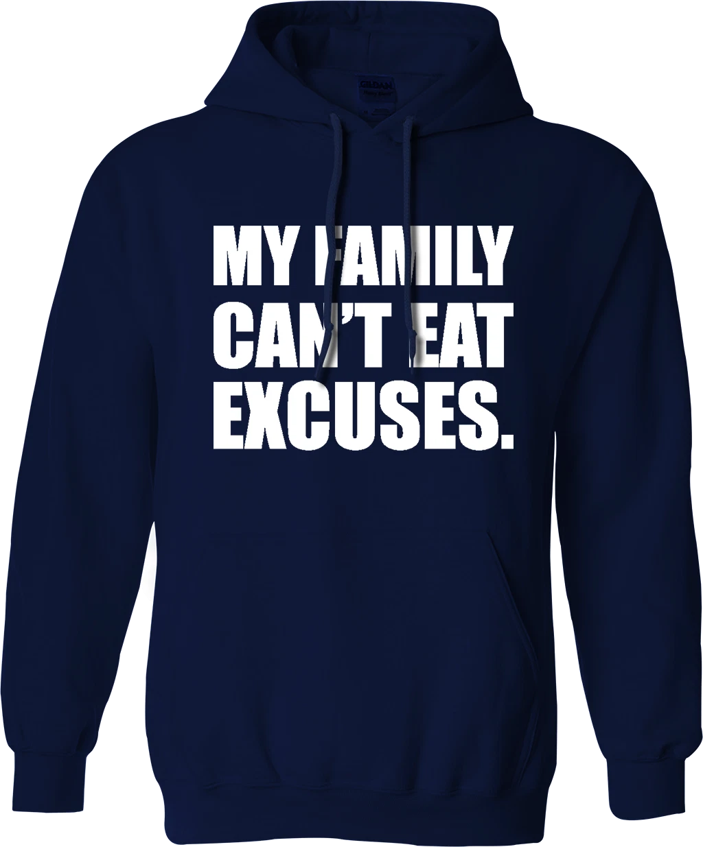 RHUDE Felpa con cappuccio la mia famiglia non può mangiare sc famiglia sarcastica maleducata offensiva scherzo regali