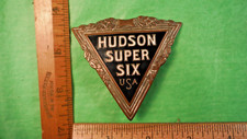 Bx65 Hudson Super Six Radiator Cowl Emblem Vintage Enamel 1929 Hudson Town Sedan