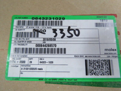 Buy molex 64323-1029 Qty of 150 per Lot molex 64323-1029