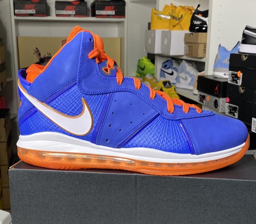 lebron 8 orange blue