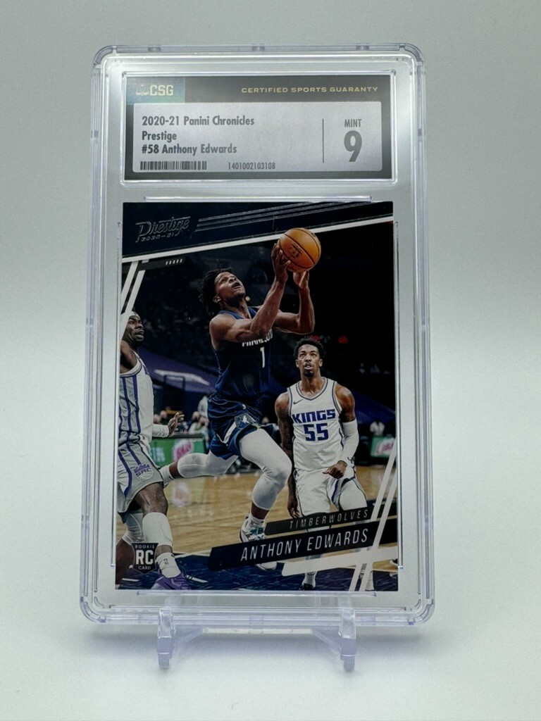 2020-21 Panini Chronicles - Prestige Anthony Edwards #58 (RC) for