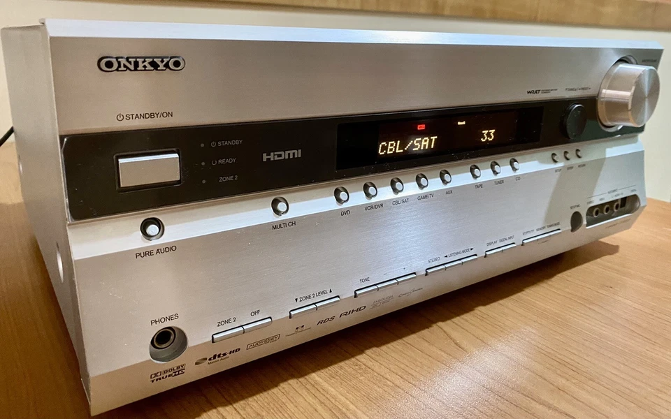 Sintoamplificatore Onkyo TX SR605 980W RMS Dolby Surround 7.1 Home Cinema HDMI - Immagine 2 di 4