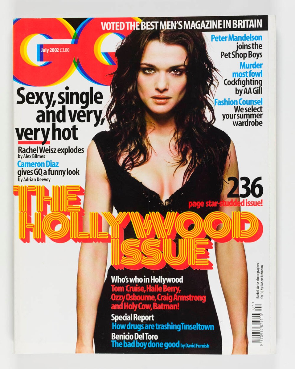 RACHEL WEISZ HEIDI KLUM CAMERON DIAZ TOM CRUISE BENICIO TORO UK GQ