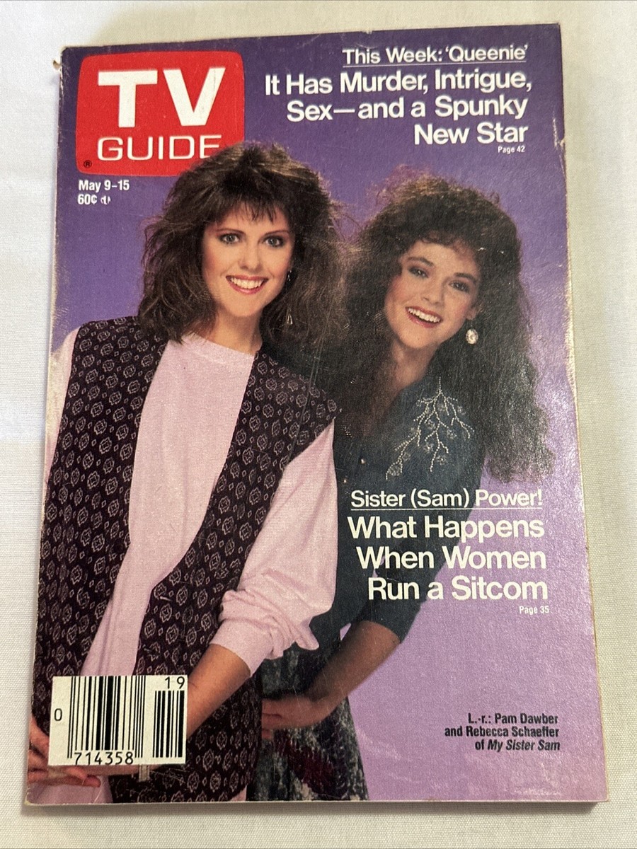 May 9-15, 1987 TV Guide Pam Dawber/Rebecca Schaeffer Cover | eBay