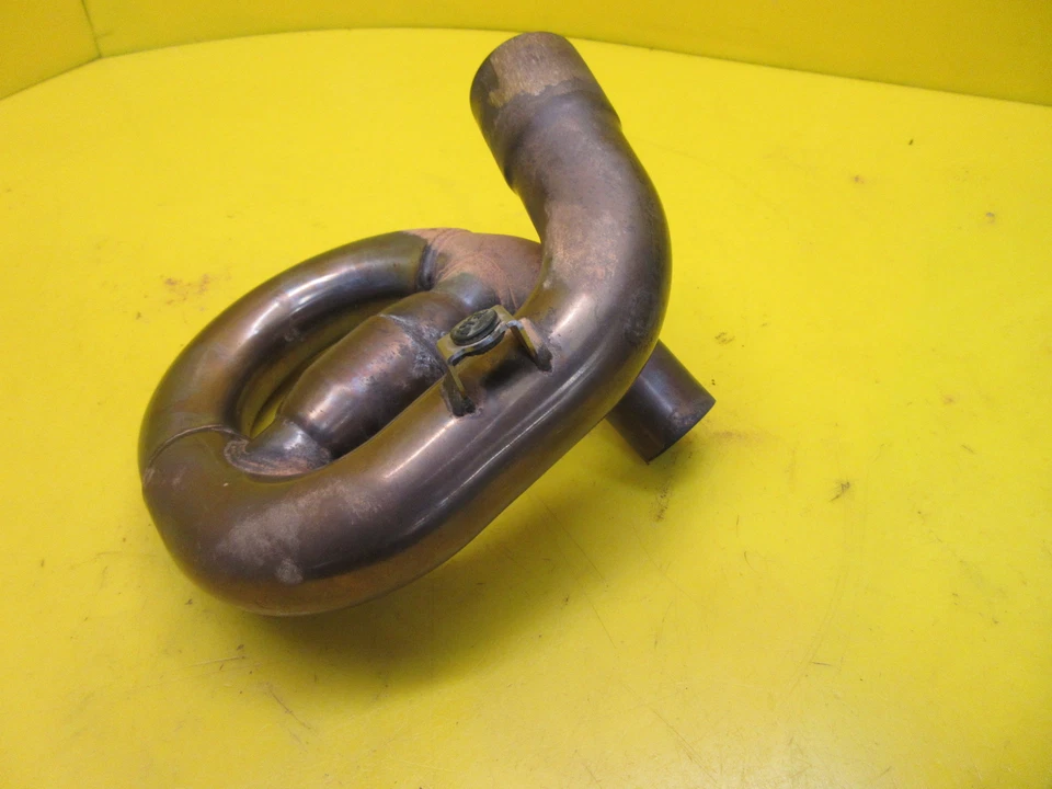 10-13 YAMAHA YZ450F YOSHIMURA RS4 TUBO DE ESCAPE CÁMARA CABEZAL TUBO MEDIO AGRIETADO Foto 2 de 4