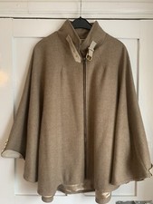 Holland Cooper ‘the Cooper Tweed Cape’ In Camel And Nude One Size