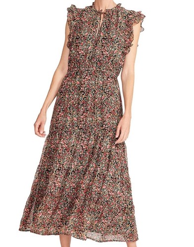 Womens BB Dakota Steve Madden Maxi Dress XL Ditsy Floral Peasant Boho NWT $119