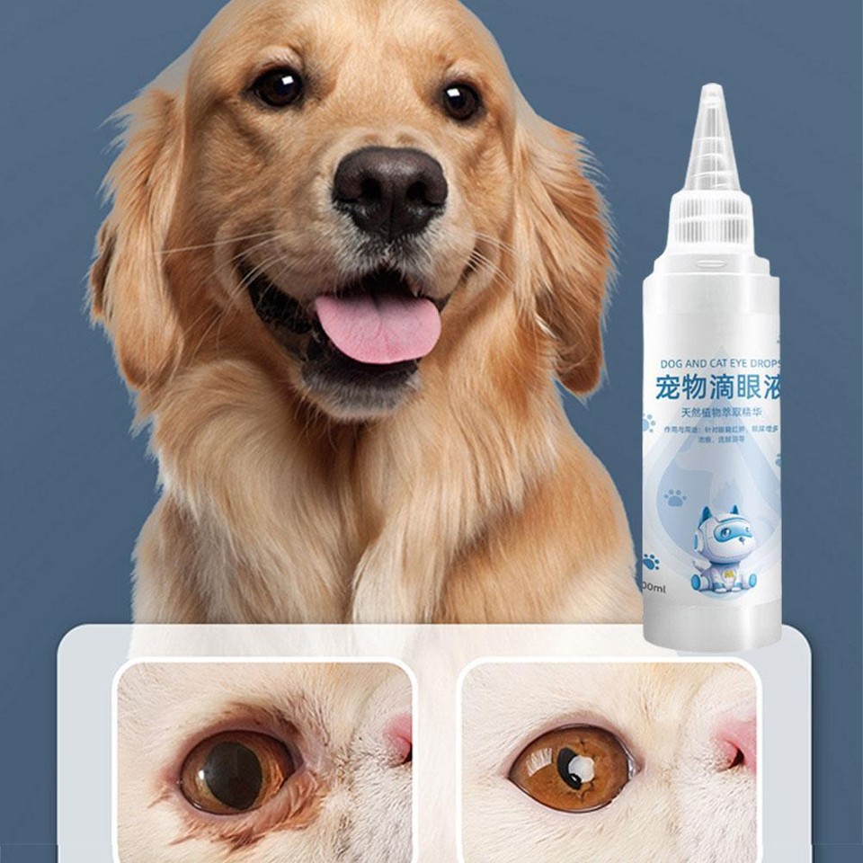 Pet Eye Drops Pet Gel Ear Drops, Effective Dog Eye Dog Ear Cleaner Ea