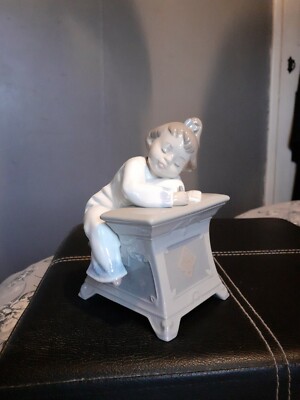 Nao By Lladro Figurine # 1404 My First Day - Original Box | eBay