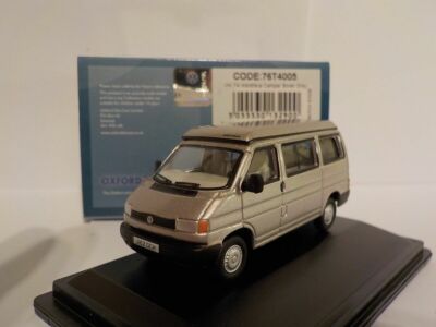 Model Car, VW T4 Westfalia Camper Silver Grey, 1/76 UK