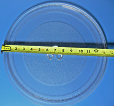 13 1/2" GE Microwave Glass Tray WB49X10176 Size 11" Roller Ring Slight Chip!