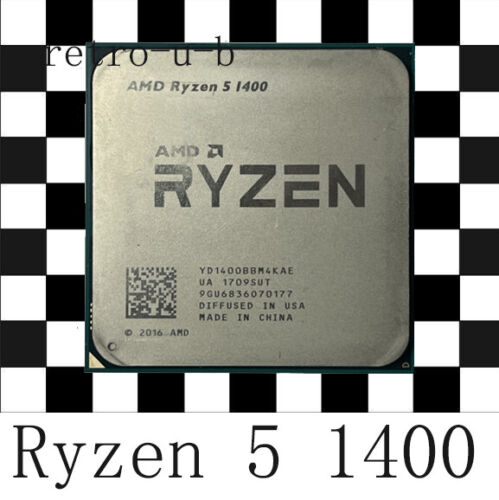 AMD Ryzen 5 1400 4C 8T 3,2 GHz Sockel AM4 CPU Prozessor R5 1400  - Bild 1 von 1