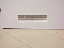 door/wall bathroom/cupboard  airflow double sided vent,70mm x 450mm