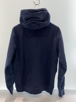 Supreme Hoodie M Cotton Navy 19Aw The Most Hooded Sweatshirt Used 