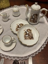 Miniature Tea Set Hummel Completed Set Of 18 Pieces