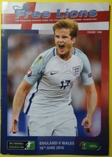 UEFA Euro 2016 England Wales PROGRAMME (Mint Condition)