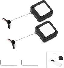 2pcs Security Cable Leash Lock Retractable Remote Control Tether Security Cable