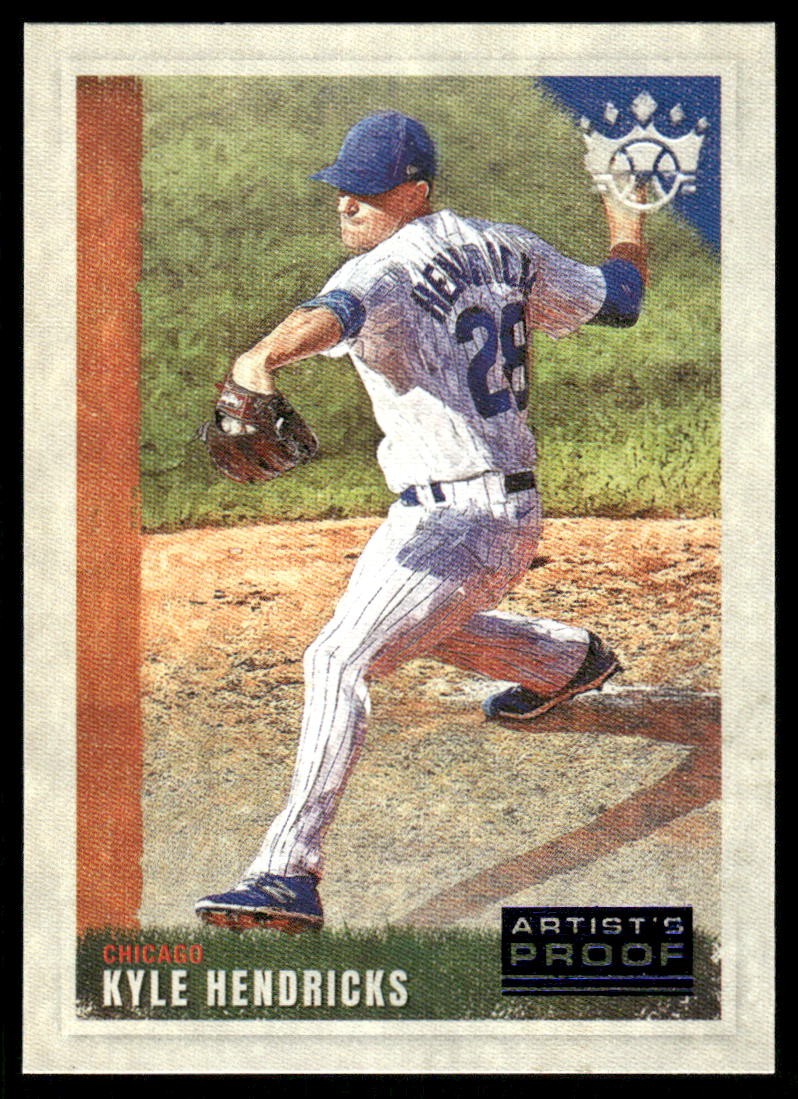 2022 Diamond Kings Artist Proof Blue #28 Kyle Hendricks - BB