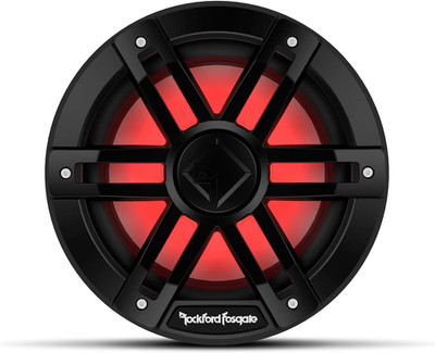 M1D2-8B 8'' 2-Ohm Marine Subwoofer with Multicolor LED Lights - Black
