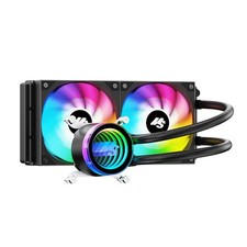 Minorsonic CPU Cooler 240mm Aio, Liquid Low-Noise AIO, ARGB