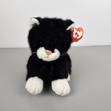 Ty Plush Classic 1997 Boots Black White Kitty Cat Stuffed Animal