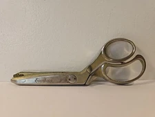 Vintage Eversharp 7.5" Pinking Fabric Scissors Acme Shear Company USA Pat Pend