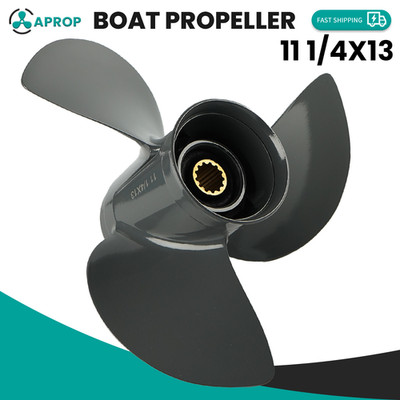 Boat Propeller 11 1/4 x 13 Pitch For Honda Outboard Engine BF 35 40 50 60A HP