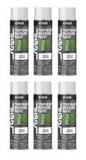 Seymour 20-633 Stripe Temporary Ground Marker Paint – White (6 Pack, 16 oz Each)