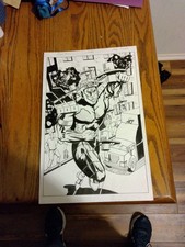 Compu-M.E.C.H. Cover Issue #1 Varian 2A Original Artwork By Theodore Riddle