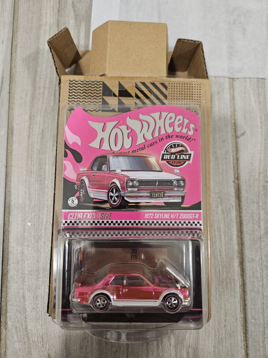 2026 HOT WHEELS RLC RED LINE CLUB EXCLUSIVE 1972 SKYLINE H/T