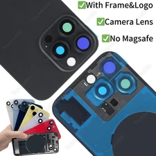 Lot Big Hole Back Glass Replacement Rear Cover For iPhone 14 15 Plus 15 Pro Max