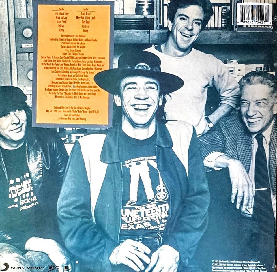 STEVIE RAY VAUGHAN - TEXAS FLOOD - 180-GRAM VINYL LP " NEW, SEALED " - Image 2 of 2