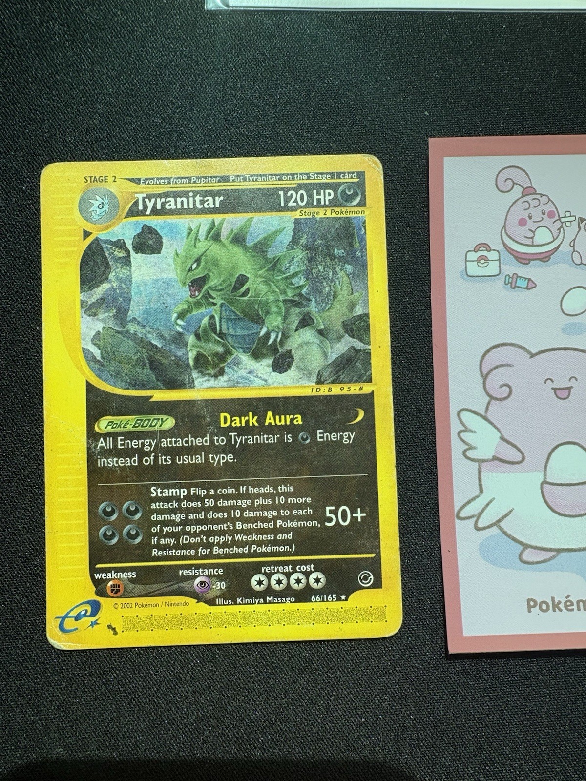 Tyranitar 66/165 Rare Expedition Base Set Non Holo 089🔥MP HP +🔥