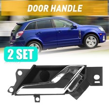 2X Interior Right Door Handle Front or Rear Chrome For Chevy Captiva 2012-15