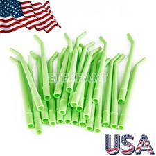 1/4″ Dental Surgical Aspirator Suction Disposable Saliva Ejector Tip Tube Green
