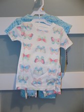 Carter's Butterflies/ Floral 4 PC PJ Set Size 3T Girl's NEW