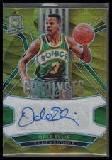 2023-24 Panini Spectra Dale Ellis Gold Catalysts Auto /3 #CS-DEL Supersonics