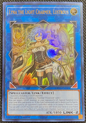 Lyna The Light Charmer, Lustrous - MP22-EN089   - Ultra Rare - 1st Ed